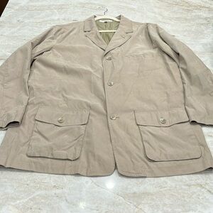 Lightweight Travel Jacket | Tan | Men's Size XXL